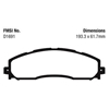 Picture of Ultimax OEM Replacement Rear Brake Pads