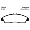 Picture of Ultimax OEM Replacement Front Brake Pads