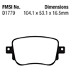 Picture of Greenstuff 2000 Series Sport Rear Brake Pads