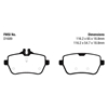 Picture of Redstuff Ceramic Low Dust Rear Brake Pads
