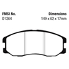Picture of Ultimax OEM Replacement Front Brake Pads