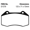 Picture of Ultimax OEM Replacement Front Brake Pads