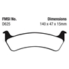 Picture of Ultimax OEM Replacement Rear Brake Pads