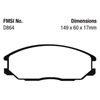 Picture of Ultimax OEM Replacement Front Brake Pads