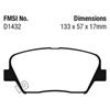 Picture of Greenstuff 2000 Series Sport Front Brake Pads
