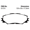 Picture of Ultimax OEM Replacement Front Brake Pads