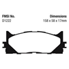 Picture of Ultimax OEM Replacement Front Brake Pads