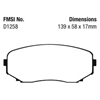Picture of Ultimax OEM Replacement Front Brake Pads