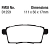 Picture of Ultimax OEM Replacement Rear Brake Pads