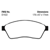 Picture of Ultimax OEM Replacement Front Brake Pads