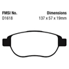 Picture of Ultimax OEM Replacement Front Brake Pads