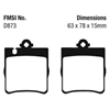 Picture of Ultimax OEM Replacement Rear Brake Pads