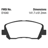 Picture of Redstuff Ceramic Low Dust Front Brake Pads