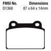 Picture of Ultimax OEM Replacement Rear Brake Pads