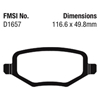Picture of Ultimax OEM Replacement Rear Brake Pads