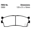 Picture of Ultimax OEM Replacement Front Brake Pads