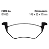 Picture of Ultimax OEM Replacement Rear Brake Pads