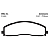 Picture of Ultimax OEM Replacement Front Brake Pads