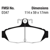 Picture of Ultimax OEM Replacement Rear Brake Pads