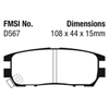 Picture of Ultimax OEM Replacement Rear Brake Pads
