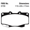 Picture of Ultimax OEM Replacement Front Brake Pads