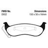Picture of Ultimax OEM Replacement Rear Brake Pads