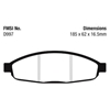 Picture of Ultimax OEM Replacement Front Brake Pads