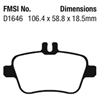 Picture of Greenstuff 2000 Series Sport Rear Brake Pads