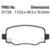 Picture of Greenstuff 2000 Series Sport Rear Brake Pads