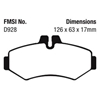Picture of Yellowstuff Rear Brake Pads