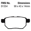 Picture of Ultimax OEM Replacement Rear Brake Pads