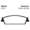 Picture of Ultimax OEM Replacement Rear Brake Pads