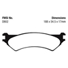 Picture of Ultimax OEM Replacement Rear Brake Pads