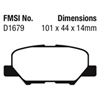 Picture of Greenstuff 2000 Series Sport Rear Brake Pads