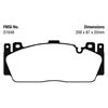Picture of Redstuff Ceramic Low Dust Front Brake Pads