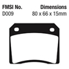 Picture of Ultimax OEM Replacement Rear Brake Pads