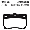 Picture of Ultimax OEM Replacement Rear Brake Pads