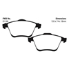 Picture of Ultimax OEM Replacement Front Brake Pads