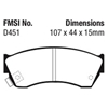 Picture of Ultimax OEM Replacement Front Brake Pads