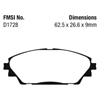Picture of Greenstuff 2000 Series Sport Front Brake Pads