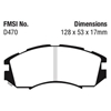 Picture of Ultimax OEM Replacement Front Brake Pads