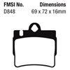 Picture of Ultimax OEM Replacement Rear Brake Pads