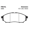 Picture of Ultimax OEM Replacement Front Brake Pads