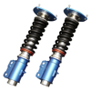 Picture of Street Zero Red Lowering Coilover Kit (Front/Rear Drop: 0"-2.2" / 0.6"-1.8")