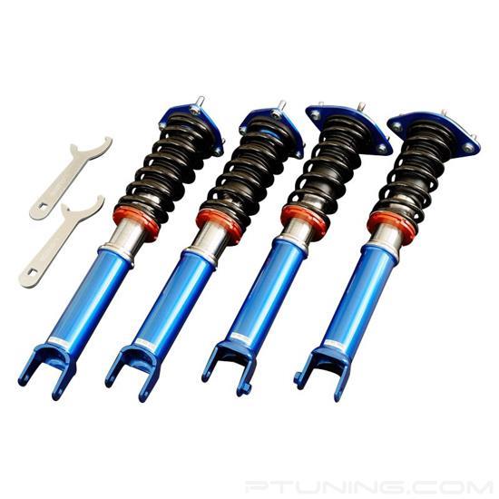 Picture of Street Zero-A Red Lowering Coilover Kit (Front/Rear Drop: 0"-2" / 0"-2")