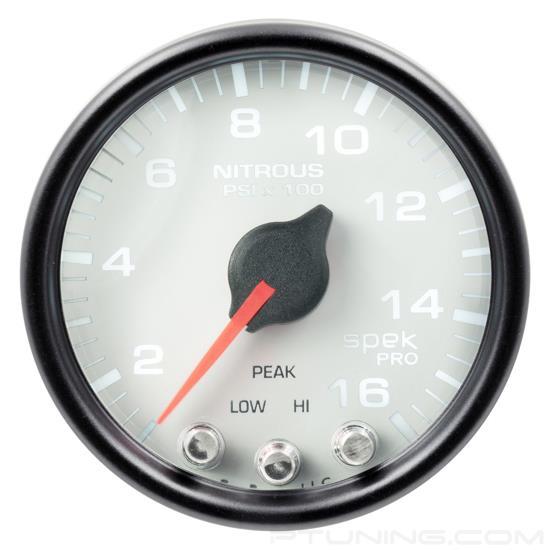 Picture of Spek-Pro Series 2-1/16" Nitrous Pressure Gauge, 0-1600 PSI