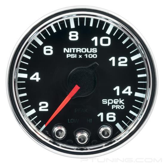 Picture of Spek-Pro Series 2-1/16" Nitrous Pressure Gauge, 0-1600 PSI