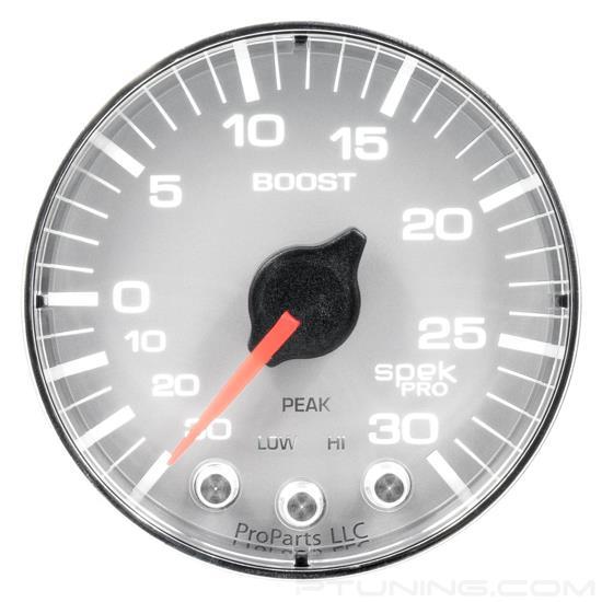 Picture of Spek-Pro Series 2-1/16" Boost/Vacuum Gauge, 30 In Hg/30 PSI