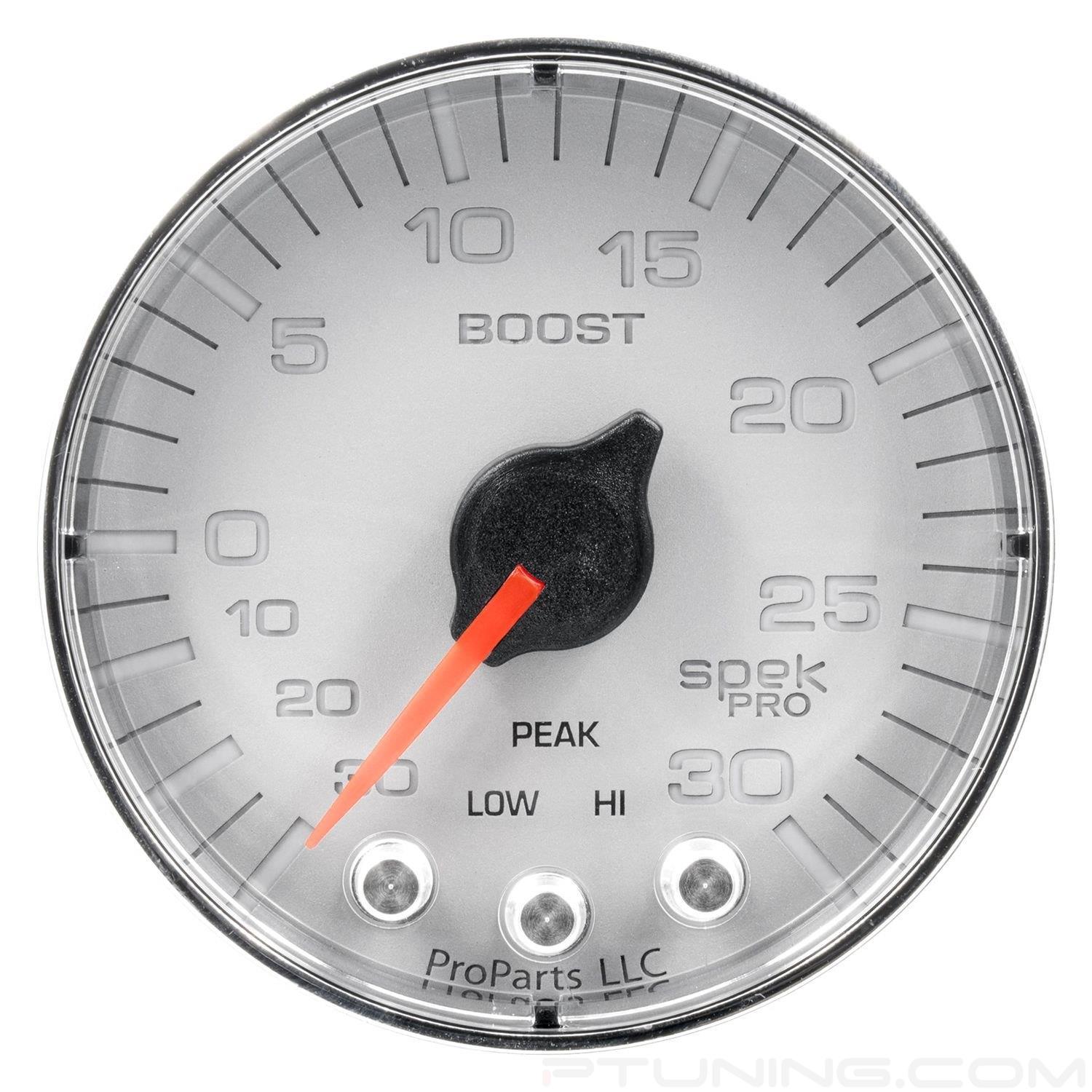 AutoMeter P302218 SpekPro Series 21/16" Boost/Vacuum Gauge, 30 In