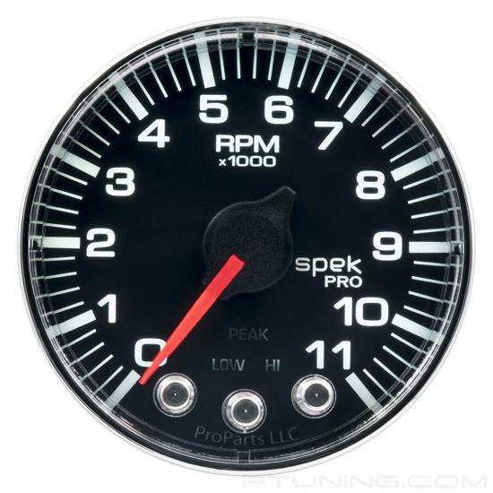 Picture of Spek-Pro Series 2-1/16" In-Dash Tachometer Gauge, 0-11,000 RPM